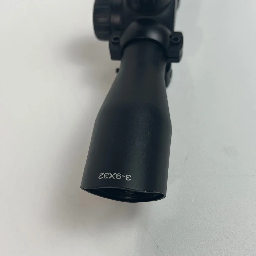 Monstrum 3-9x32 Rifle Scope Adjustable Zoom Black Waterproof Fogproof